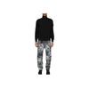 STONE ISLAND Solid Color Zip Collar Long Sleeve Jacket Men Jackets Black 801562153-V0029
