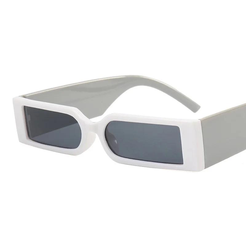 

Luxury Rectangle Fashion Sunglasses Man Hip Hop Vintage Designer Black Shades Sun Glasses Small Frame Personality UV400 Eyewear MULTI