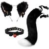 Cat Ear Bell Headband & Hairpin Set - Festive Headdress