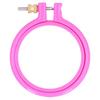 Colorful Cross Stitch Hoop Plastic Plastic Hoop Durable Adjustable Hoop Ring  For Sewing