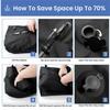 Waterproof Vacuum Compression Bag Reusable Luggage Vacuum Storage Bag  Backpack