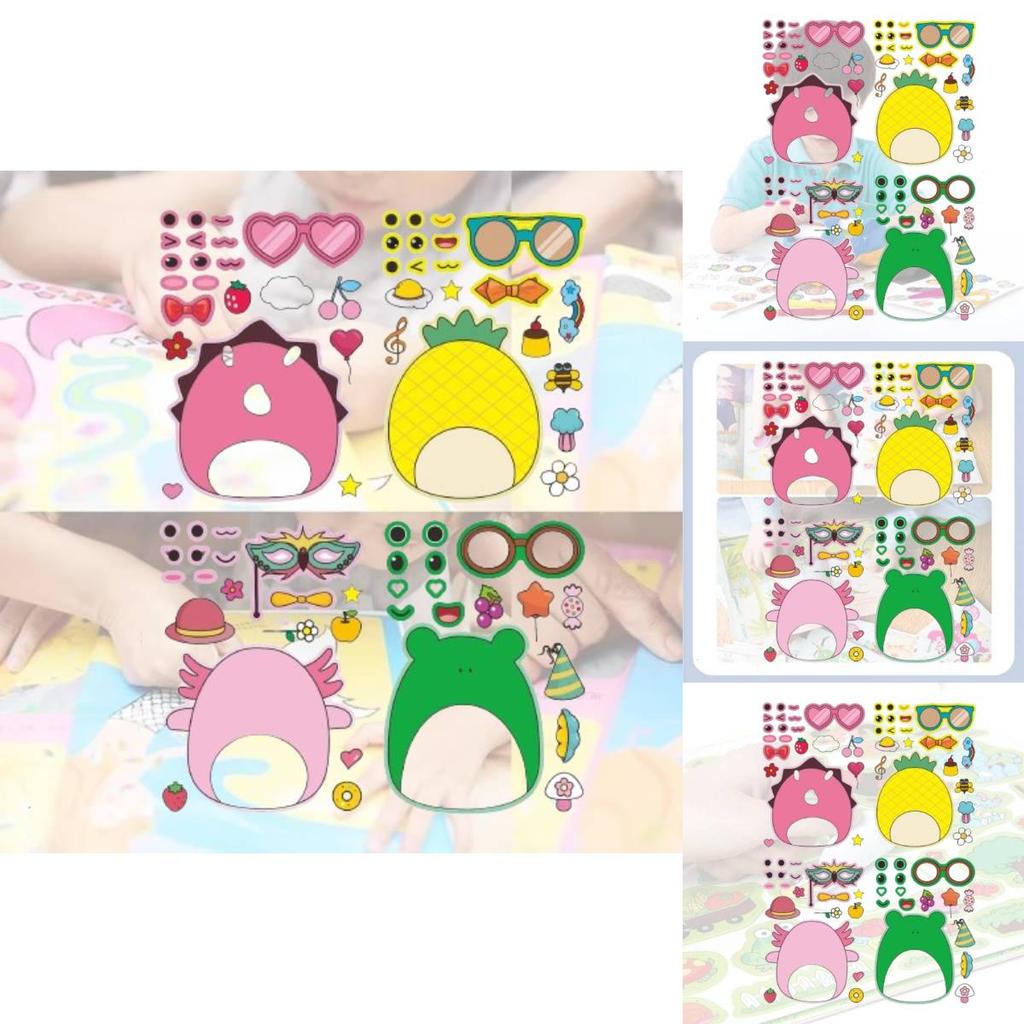 Kinder Cartoon Eltern-Kind Interaktives Puzzle Aufkleber