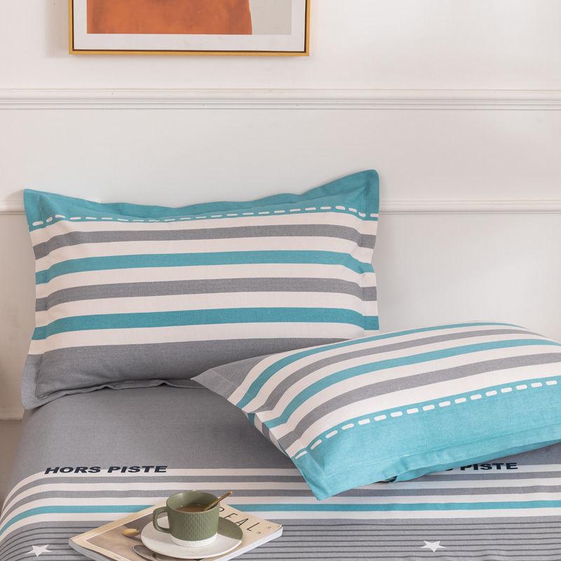 48cmx74cm Pillowcase Pure Cotton Pillow Case One Pair Pack Thicken Encryption Breathable Sweat-absorbent Pillow Cover