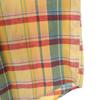 Brooks Brothers Check Pattern Short sleeve Button down shirt M Yellow Men's Used