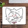 Boykisser Gatto Buffo Tappetino Mouse Mousepad Divertente Mouse Pad Bordo Bloccato Piccolo Per Giocatori Tappetino Scrivania Computer Rettangolare Gomma Antiscivolo
