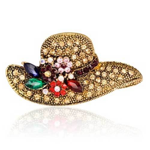 

Стильная шляпа брошь креативный милый корсаж элегантный темперамент кардиган куртка шелковый шарф булавка пряжка с аксессуарами жёлтый