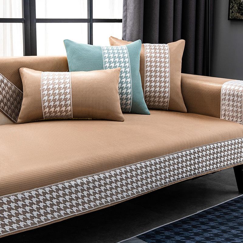 

Летний летний нескользящий чехол для дивана, подушка, простой современный летний коврик, ткань 70x70cm