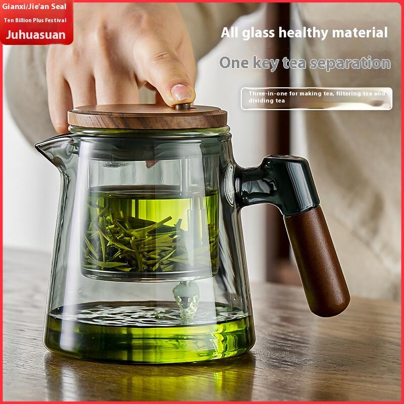 Gianxi Teapot For Home Use Tea Separators Glass Inner Pot Tea Set Floating Cup Teapot Tea Infuser Teapot Tea Brewing Kettle