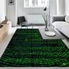 Binary Code The Matrix Program Chart Floor Mat INS Style Soft Bedroom Floor House Laundry Room Mat Anti-skid Household Carpets