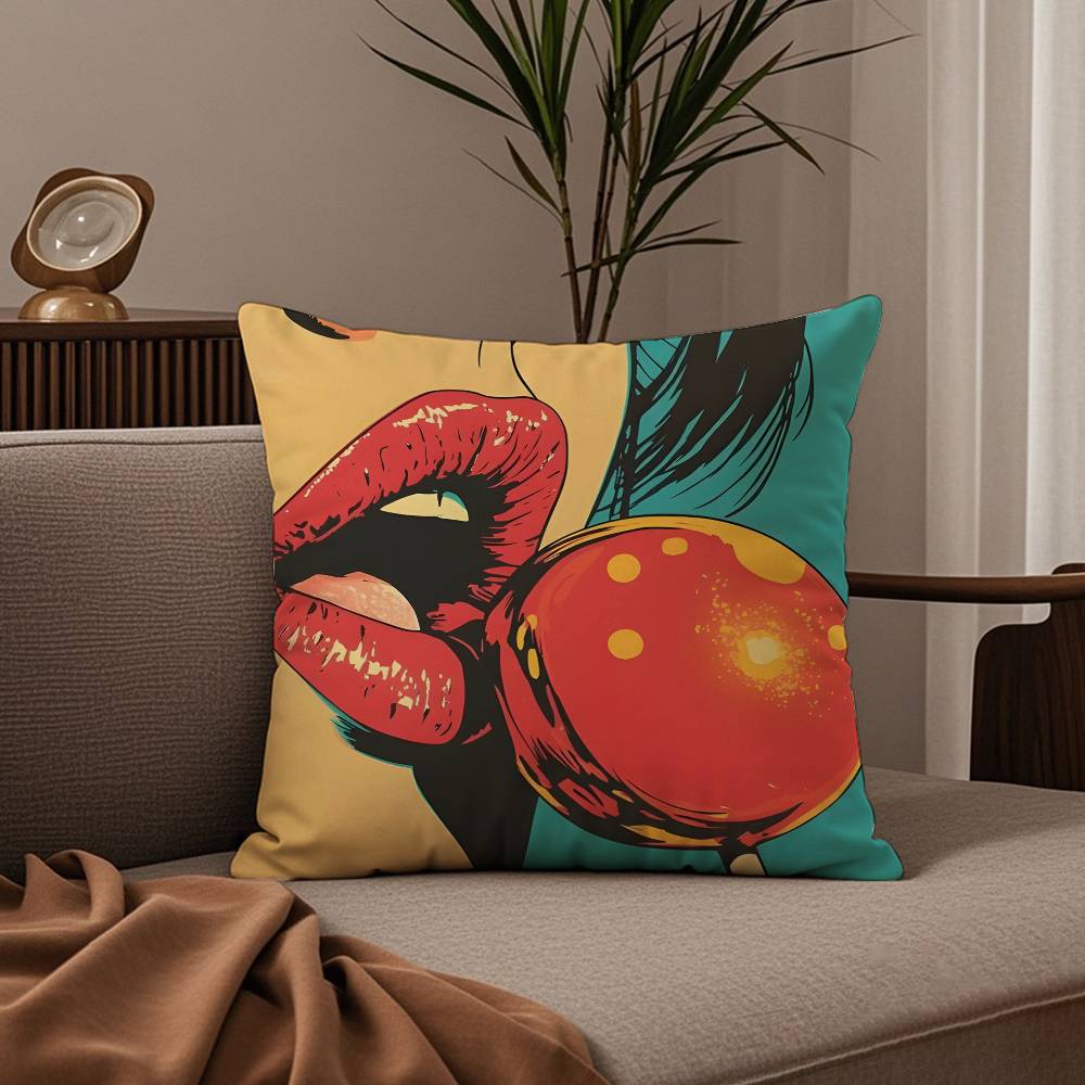 Roy L-Lichtenstein Art Pillow Case good printing pillowcase living room sofa cushion cover bedroom room decor