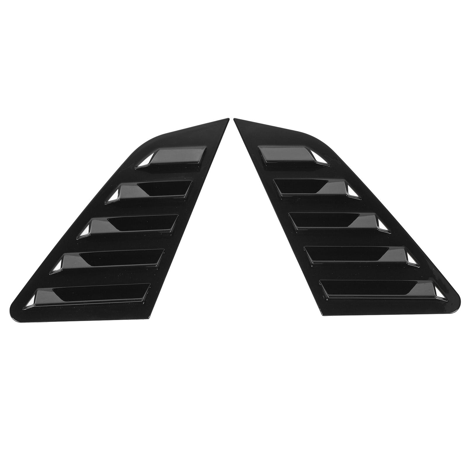 P  of Rear Window Louver Cover Sturdy ABS Left Right Side Window Shutter Cover Trim for     8Y Hatchback