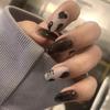 Smoky Cold Wind Spade Heart Wearing Nail Art Finished Nail Art Patch False Nail Removable Nail Patch Nail Patch