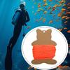 , Round Rope Made of Nylon, Portable, Replacement Accessory for Underwater Adventures, Caving,