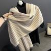 New imitation cashmere scarf women's winter versatile thickened double-sided student windproof scarf air conditioner shawl