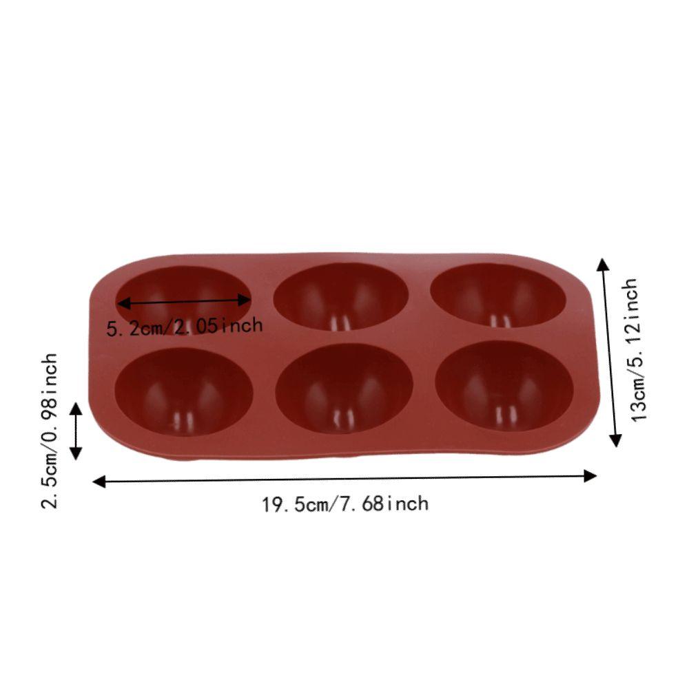 36 Cavity Hemisphere Silicone Mold 6 Cavity Dome Chocolate Mold Muffin Cake Mold  Chocolate Cake