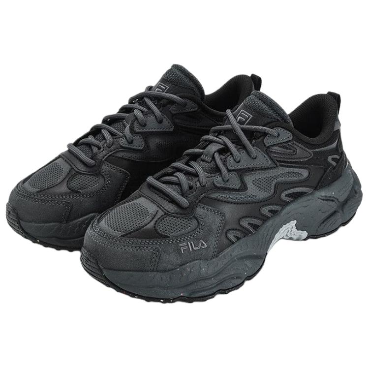 Fila Fern Soft Comfortable Durable Low-Top Dad Shoes Women Sneaker Black F52W521197FDB