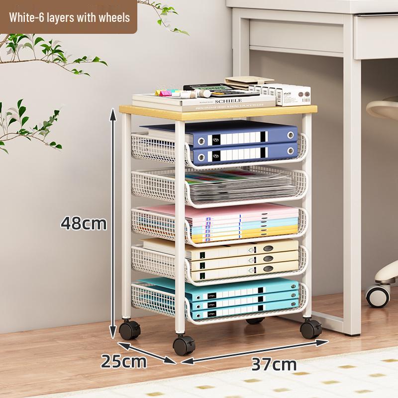 Multi-Layer Desk Organizer and File Storage Box