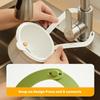 Space Efficient Sink Mounted Drying Rack ABS Plastic Easy Installation Hanging Organizers Vegetable Strainer Basket