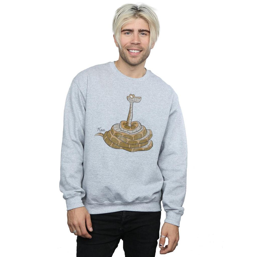 Disney Mens The Jungle Book Classic Kaa Sweatshirt