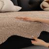 Vintage High-End Straight Sofa Cushion Autumn And Winter Plush Leather Sofa Special Cushion Fixed Anti-Slip Cover Cover Cloth