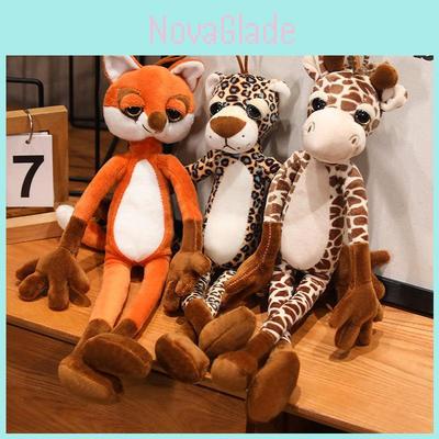 Entzückende Langbeinige Plüschtier-Spielzeuge Mit Niedlichen Löwen-, Tiger-, Leoparden- Und Hirsch-Designs