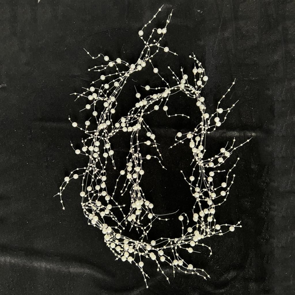 Beaded Christmas Garland Festive Berry Beaded Garland for Holiday Home Decor