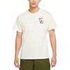 T Shirts Men's White Crew Neck Moderate Straight Fit DX6148-133