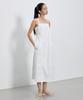 City Breeze New Nylon Ribbon Strap Long Dress_White