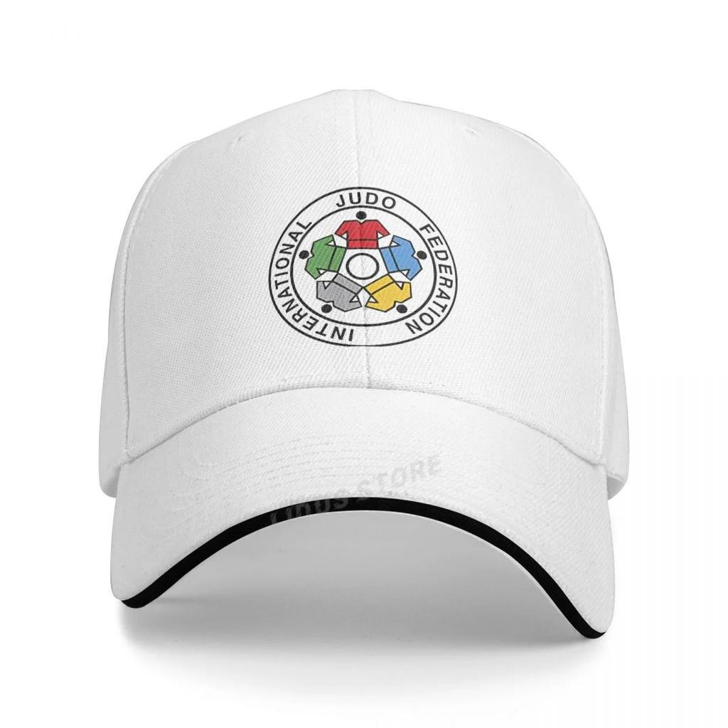 IJF International Judo Federation Baseball Caps Cool Adjustable IJF Men Women Outdoor Hats Boy Cap