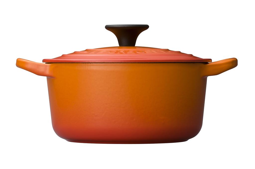 Le Creuset Cocotte Ronde, Enamel, Induction Compatible, 16cm, Orange, 2501-16-09