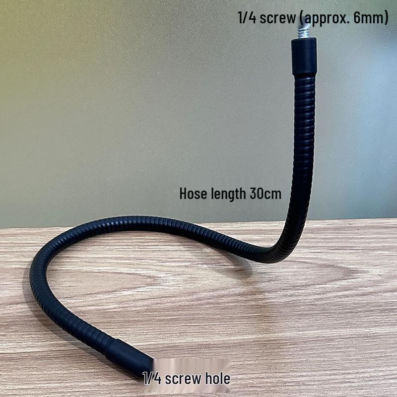

Metal Universal Phone Holder with Adjustable Hose and Floor Stand for Live Broadcasting