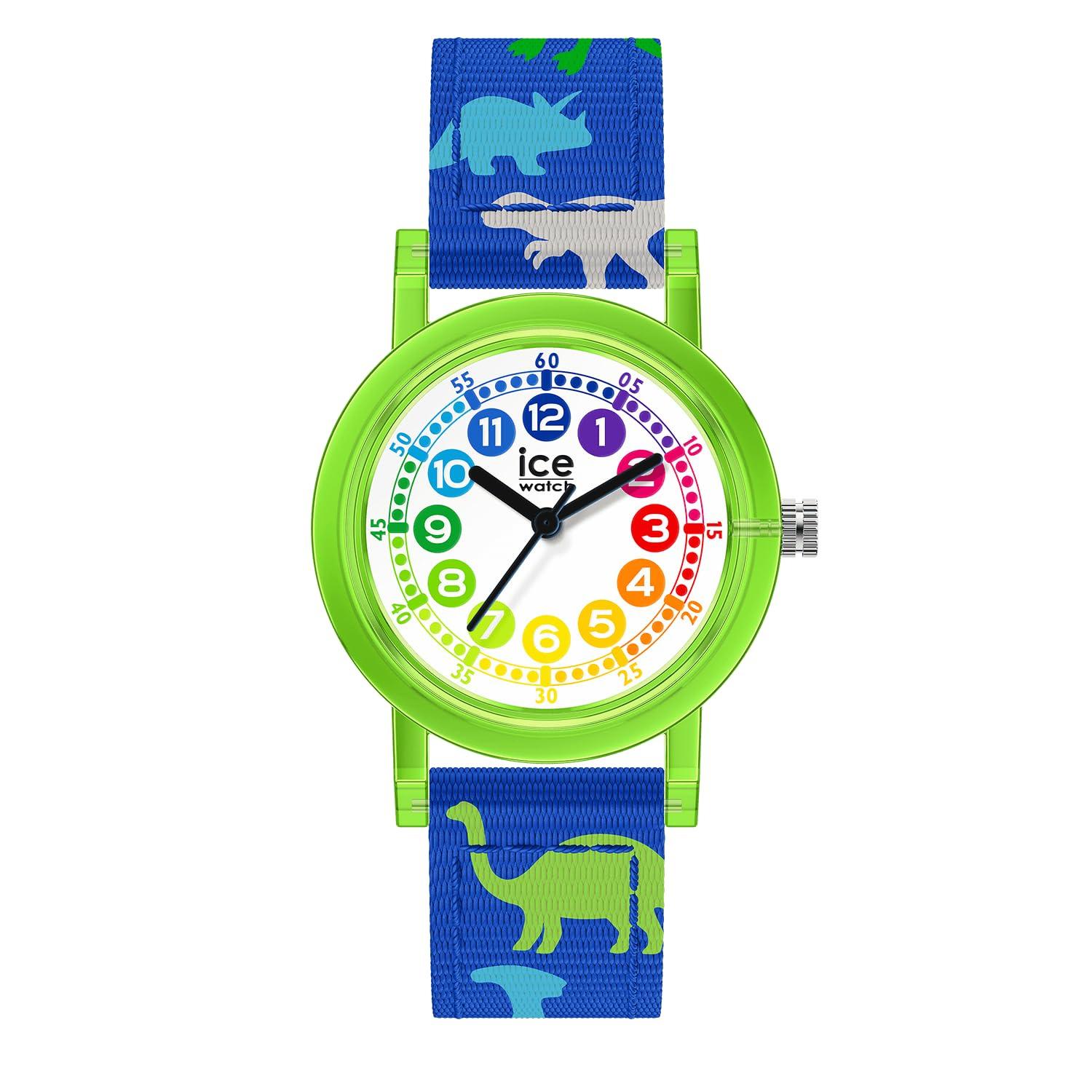Ice-watch Kids Ice Learning Dinosaur Watch 32mm Green 3-Hand Ladies