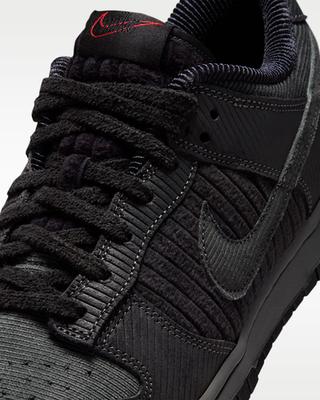 Nike Dunk Low Retro Premium Černý manšestrový Pánský Černý IB7746-001