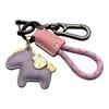 Stylish Personalized Key Accessory for Car Keys Made of PU Leather Waterproof Compact Design for Adults and Fashion Enthusiasts