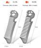 Pure Titanium Comb Multi-function Corkscrew Crowbar Pendant MINI Portable Super Light Outdoor EDC Self-defense Tool Small Access