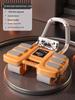 Intelligent 4-Wheel Abdominal Muscle Trainer with Automatic Rebound and Six Elbow Supports