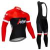 Winter Thermal Cycling Jersey Mountain Biking Breathable Fleece-Lined Wind-Resistant Performance Apparel