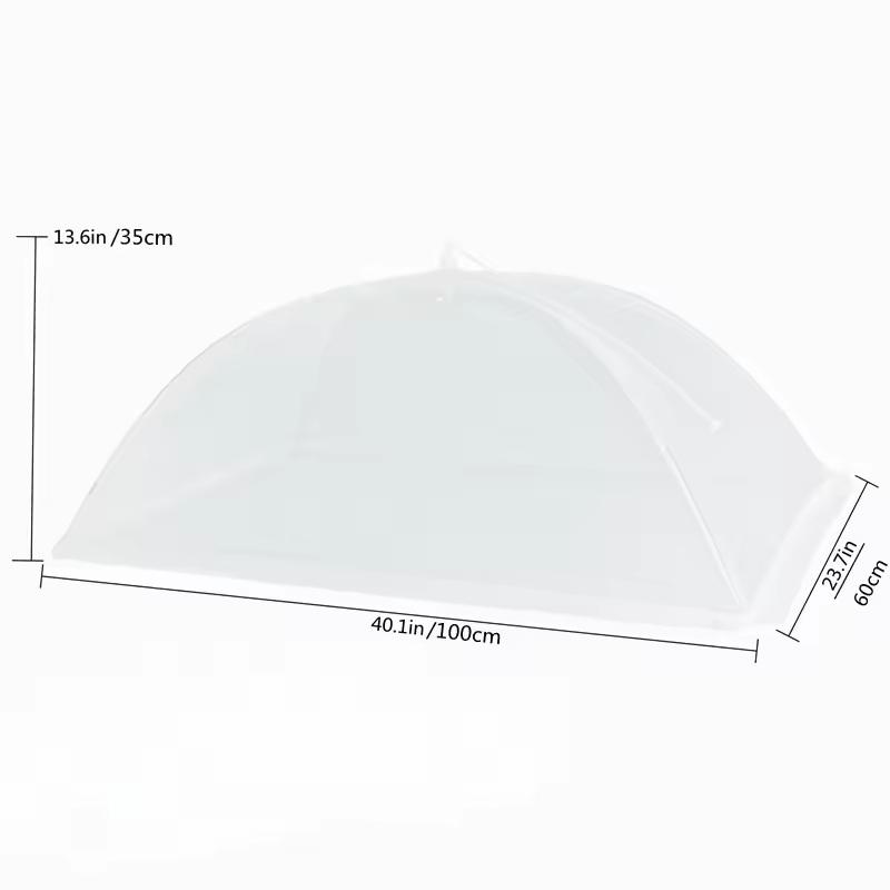 M-1PC Food Cover Mesh Folding Washable Flies Tables Cover Insect Proof Protective Dish Covers Home Kitchen Storage Accessaries