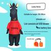 Inflatable Adult Mascot Costume for Creative Dance and Pranks