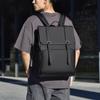 Large Capacity Commuter Backpack Men's Business Solid Color Backpack