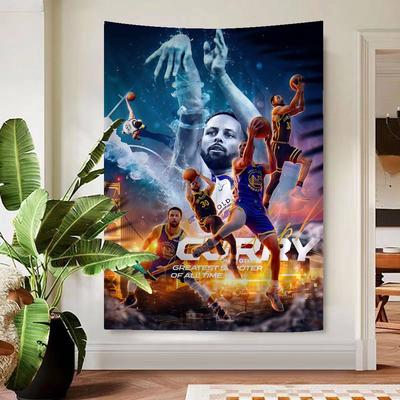 Basketball Player S-Stephen C-Curry Hanging Bohemian Tapestry Indian Buddha Witchcraft Bohemian Hippie Cheap Hippie Wall Hanging