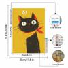 Diamond painting kit black cat full diamond round mosaic handmade home decoration gift