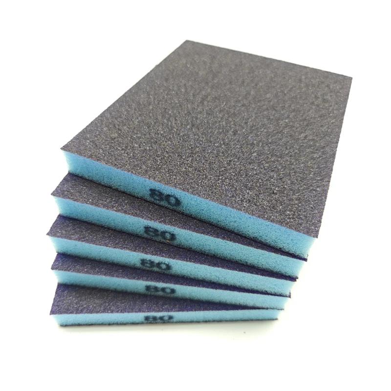 5/6pcs Sanding Sponge Set Coarse/Medium/Fine Grit Washable Reusable Sandpaper Blocks for Polishing Metal Wood Glass