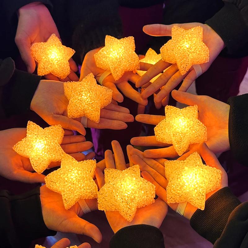 

Handheld Star Light-Up Bracelet for Performances & Graduation Handheld 8cm with Battery