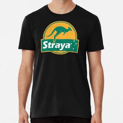 Straya Känguru Aufkleber Premium T-Shirt S bis 5XL Hergestellt in der AU/USA T-Shirt