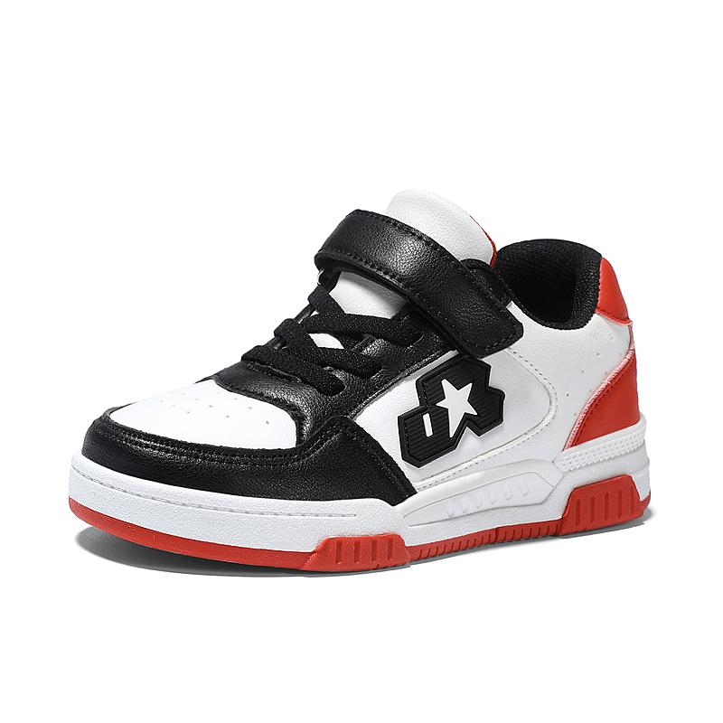 2025 Blue Skateboard Shoes Kids Sneakers Boys Comfortable Leather Casual Sneakers Child Outdoor Non-slip Children's Sports Shoes
