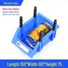 Modular Slanted-Mouth Plastic Parts Organizer Bin
