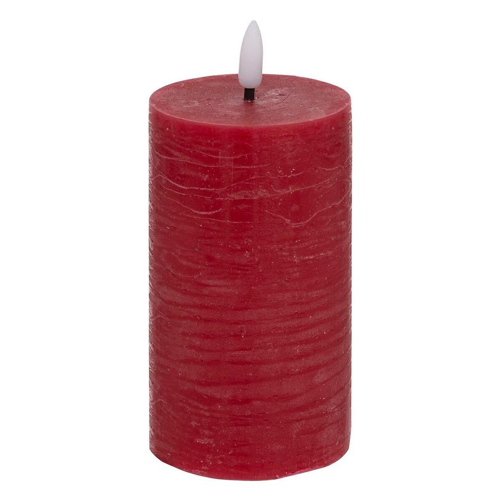 Molia Candle 7x15cm RED | LED