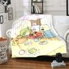 1pc Blanket Sumikko Gurashi Print Design, Lightweight Blanket for Sofa, Bed- Soft &Warm, Gift for All Seasons like Christmas, Halloween