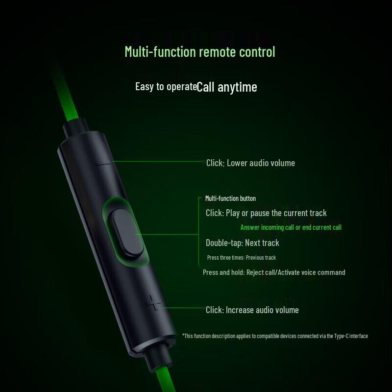 Razer Hammerhead V3 Kabelová herní sluchátka do uší
